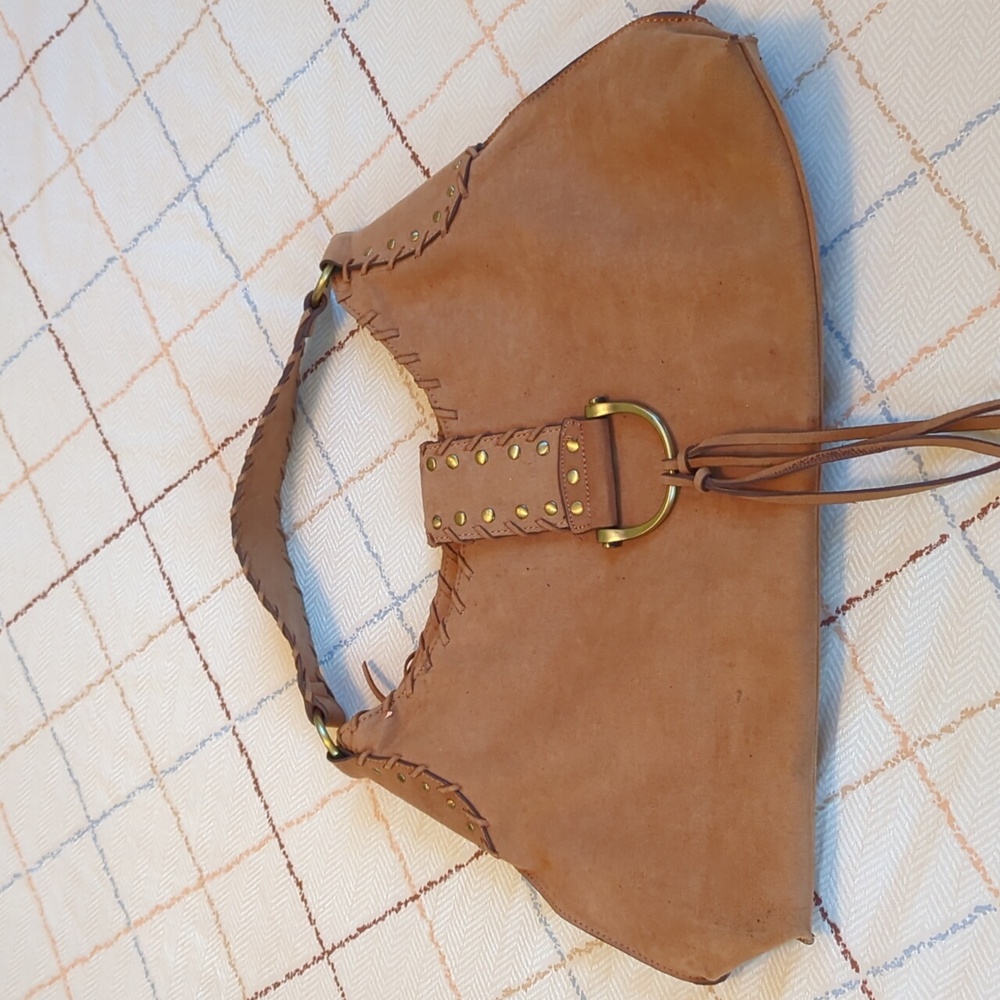 Suede Handbag